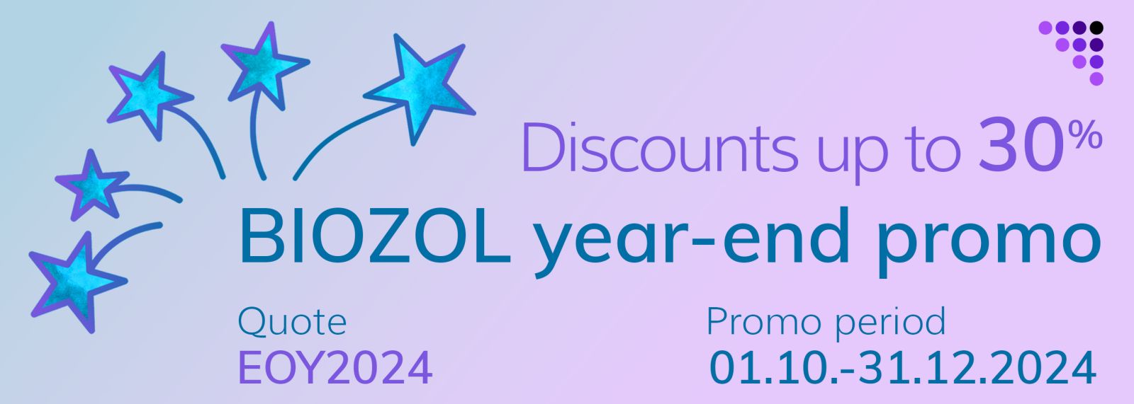 BIOZOL year-end promo