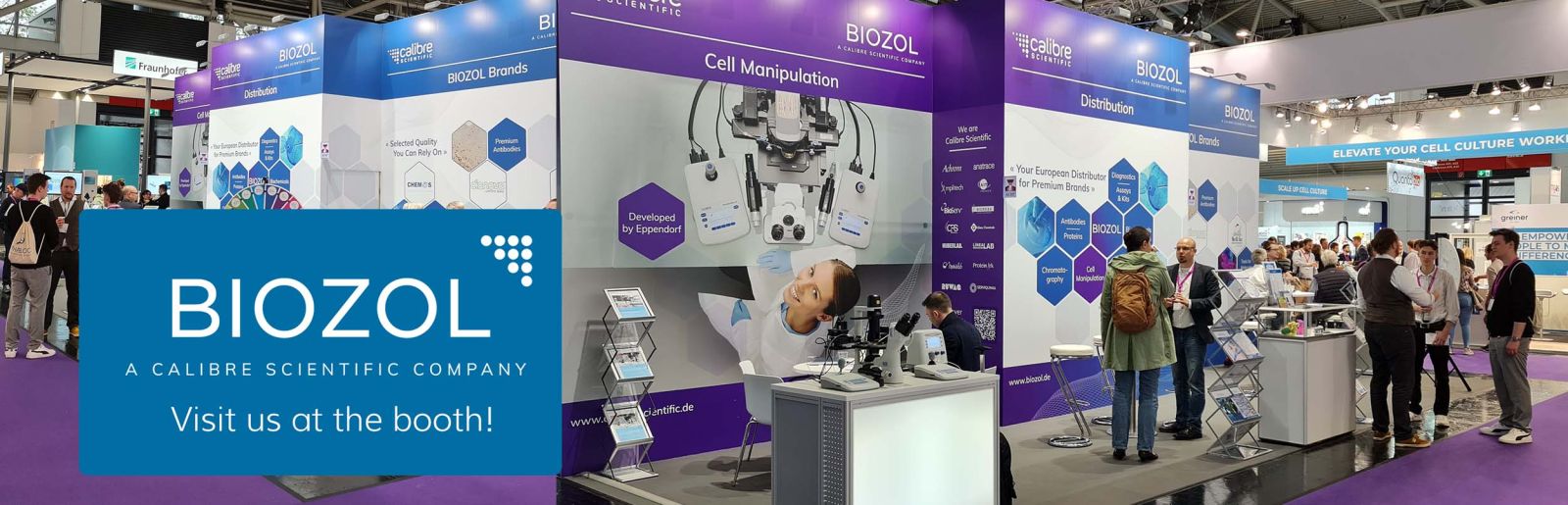 Meet us at the BIOZOL booth